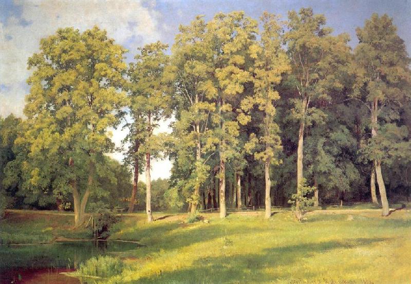 Ivan Shishkin Grove near Pond oil painting picture